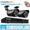 4CH 1080N DVR Recorder with 2 Pcs 1500TVL Outdoor Security Camera System Kits(No Hard Drive)